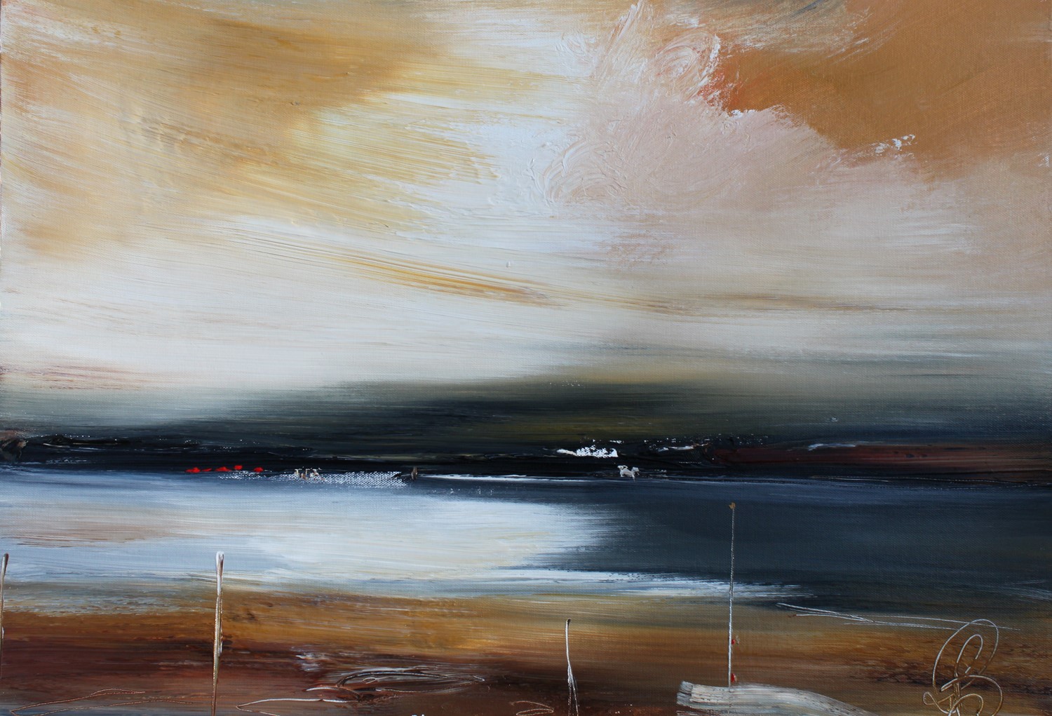 'Light on the Estuary' by artist Rosanne Barr